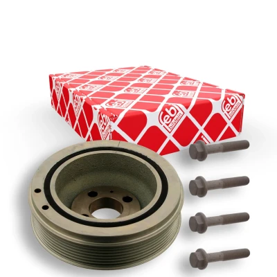 Bilde av febi BILSTEIN 33814 Remskive veivaksel 7PK 144 6 med skruer, for Plus FIAT: Ducato II Flatvogn lastebil/Chassis