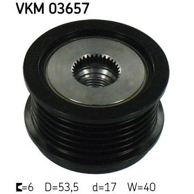 Bilde av SKF VKM 03657 Frihjul Dynamo 40 VOLVO: V50