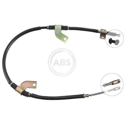 Bilde av A.B.S. K16817 Bremsekabel 1077 Skivebrems SSANGYONG: Musso SUV