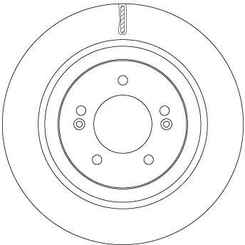 Bilde av TRW DF6959 Bremseskiver 314 20 5 114,3 ventilert spraylakkert høy karbon KIA: Optima / K5 Sportswagon, Sedan