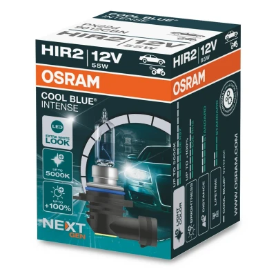 Bilde av OSRAM 9012CBN Lyspære, fjernlys HIR2 12V 55W 4200K Halogen TOYOTA: RAV4 IV SUV, Auris Hatchback, Avensis III Stasjonsvogn