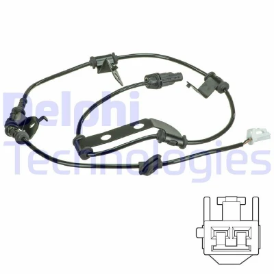 Bilde av DELPHI SS20537 ABS sensor aktiv 1105 KIA: Sportage III, HYUNDAI: ix35, ix35 Van