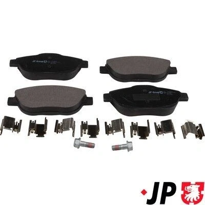 Bilde av JP GROUP 3163604210 Bremseklosser framaksel ekskl. slitasjevarselkontakt CITROËN: DS3 Hatchback, C4 II Cactus, C3 Picasso, PEUGEOT: 2008 Stasjonsvogn