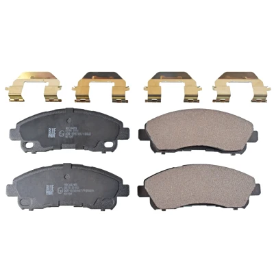 Bilde av BLUE PRINT ADC44283 Bremseklosser bakaksel ekskl. slitasjevarselkontakt med antihyle blikk, festemateriell MITSUBISHI: Canter 7.Generation