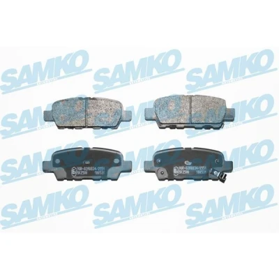 Bilde av LPR 05P1862 Bremseklosser NISSAN: Leaf I, Qashqai / Qashqai+2 X Trail, SUZUKI: Grand Vitara 2 SUV