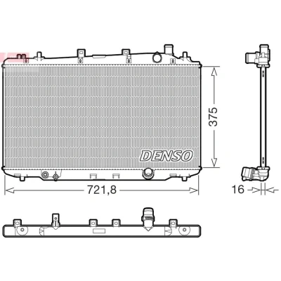 Bilde av Radiator DENSO DRM40056