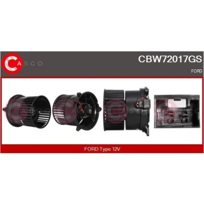 Bilde av CASCO CST10255AS Starter 12V 1,70kW 10 CPS0013 76mm VOLKSWAGEN: Multivan 5 (7HM, Transporter 5, Golf SKODA: Octavia 2 Combi, Superb II Stasjonsvogn