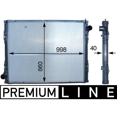 Bilde av Radiator MAHLE ORIGINAL CR 916 000P