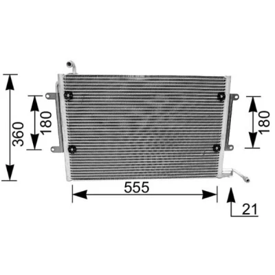 Bilde av MAHLE ORIGINAL AC 172 000S Kondensator uten tørker 568