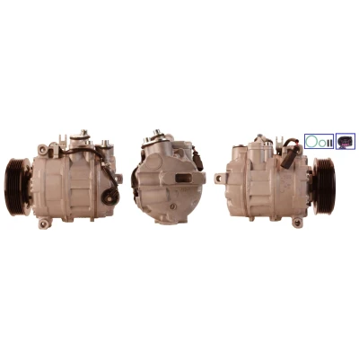 Bilde av LUCAS ACP540 Kompressor PAG 46 R 134a med tetning AUDI: A4 B7 Avant