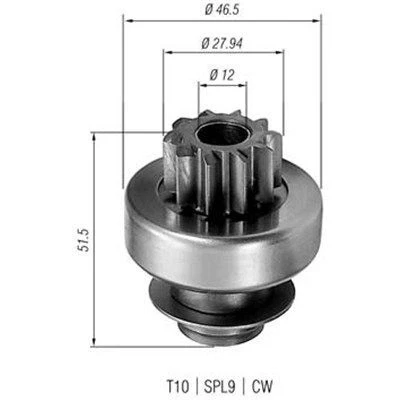 Bilde av MAGNETI MARELLI 940113020227 Lite tannhjul, starter