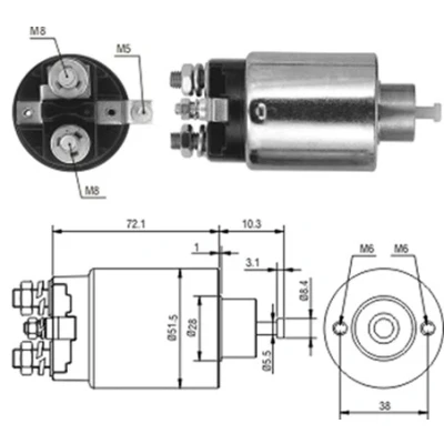 Bilde av Magnetbryter, starter MAGNETI MARELLI 940113050224