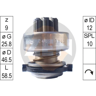 Bilde av Friløpsgir, starter, alfa romeo,audi,citroën,fiat,ford,lancia,opel,peugeot,seat,skoda,volvo,vw, 02A 911 023, 049 335 A, 90 273 737,