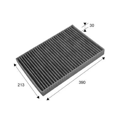 Bilde av VALEO CLIMFILTER PROTECT 715648 Kupéfilter Karbonfilter 309 213 30 CHRYSLER: 300C Sedan