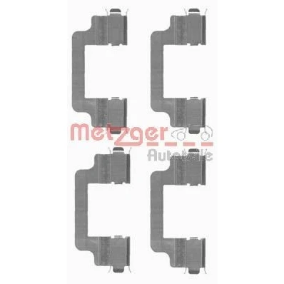 Bilde av METZGER 109 1727 Tibehørsett, skivebremse belegg LAND ROVER: Discovery 3, 4, Range Rover Sport