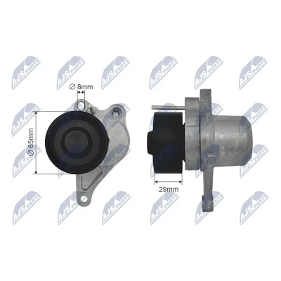 Bilde av Strammerull, kilerem med ribber, nissan,opel,renault,vauxhall, 11 75 075 68R, 69R, 82 00 357 406, 941 079