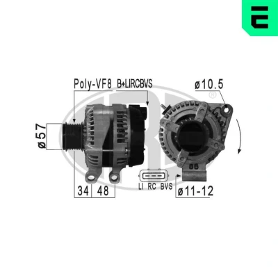 Bilde av ERA 210902A Dynamo 14V 150A LAND ROVER: Range Rover Sport