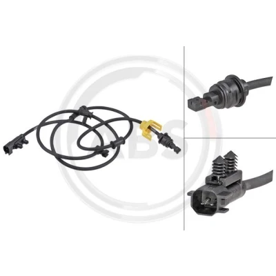Bilde av A.B.S. 31506 ABS sensor aktiv 1420 svart CHRYSLER: VOYAGER 4