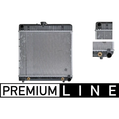 Bilde av MAHLE ORIGINAL CR 232 000P Radiator 415 494 32 Kjøleribber loddet MERCEDES BENZ: W123 Stasjonsvogn, S Klasse Sedan, Sedan