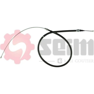 Bilde av SEIM 554419 Bremsekabel bakre venstre, høyre bak 1645/1043 Skivebrems VOLKSWAGEN: Polo IV Hatchback, SKODA: Fabia I Hatchback