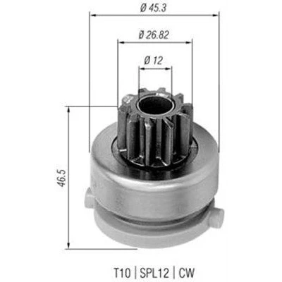 Bilde av MAGNETI MARELLI 940113020439 Lite tannhjul, starter