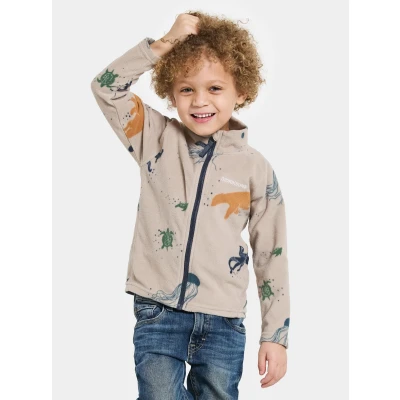 Bilde av Didriksons Monte Fleecejakke, Winter Ocean Multi, 120 Fleecejakker &amp; Fleecegensere 100% Polyester