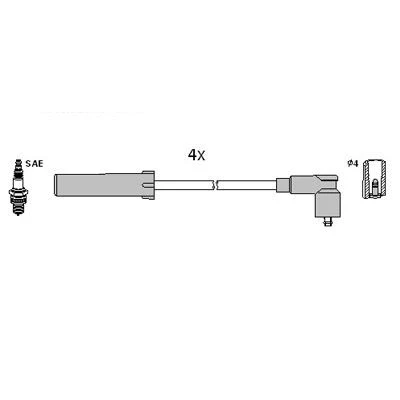 Bilde av HITACHI 134980 Pluggledninger