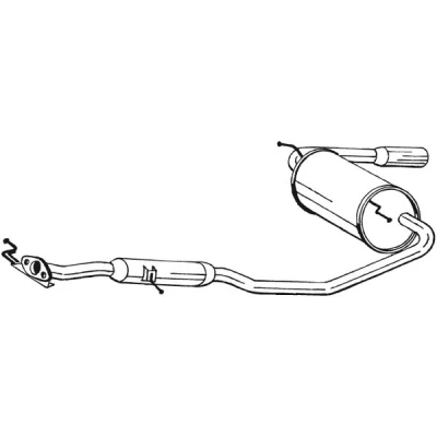 Bilde av sluttlyddemper, mazda mx 5 i, B6B440100A, B6B440100D, B6B440100E, B6B440100F, BP5640100C, BP5640100D, BP5640100F, BP5940100D