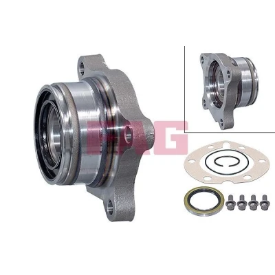 Bilde av FAG 713 6212 10 Hjullagersett Bildet viser leveranseinnholdet 92,00 TOYOTA: Land Cruiser Prado 120, 150, 200