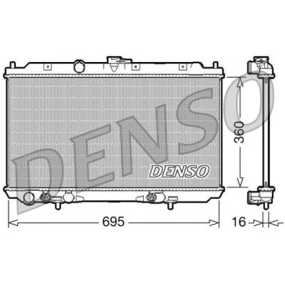 Bilde av Radiator DENSO DRM46028