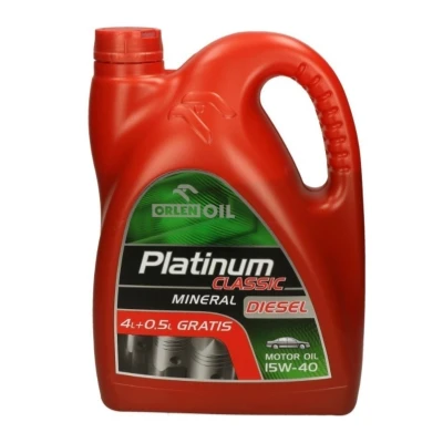 Bilde av Orlen Platinum Classic DIESEL MINERAL 15W 40 4l Motorolje QFS404B60 MERCEDES BENZ: E Klasse T modell, Sedan, ML