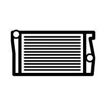 Bilde av NRF 51538A Radiator Aluminium 6235mm 378mm 34mm Kjøleribber satt sammen mekanisk