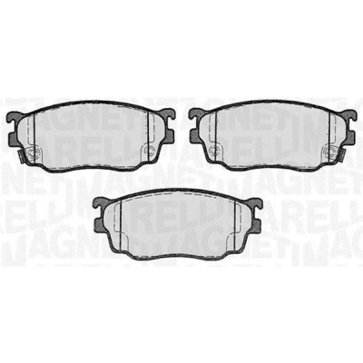 Bilde av Bremseklosser sett, Framaksel, isuzu impulse, mazda 626 v, hatchback station wagon premacy, CBY33323Z, CBY33328Z, CBY43323