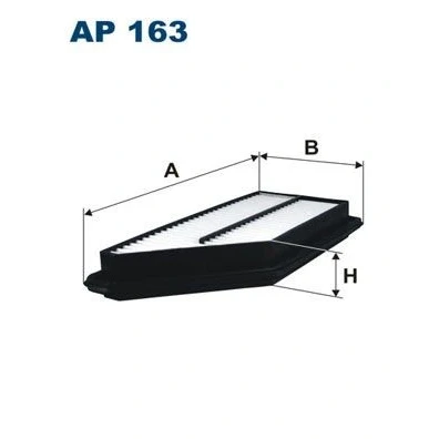 Bilde av FILTRON AP 163 Luftfilter 49 162 334 Filterinnsats HONDA: Prelude V