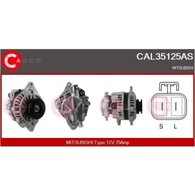Bilde av CASCO CAL15262AS Dynamo 12V 110A NISSAN: Qashqai / Qashqai+2 I, RENAULT: MEGANE 2 Coupe Cabriolet