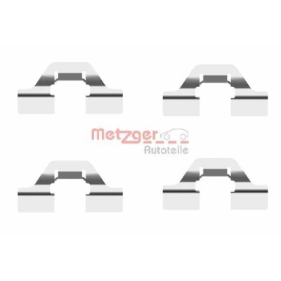 Bilde av METZGER 109 1684 Tibehørsett, skivebremse belegg CITROËN: Berlingo II Van, II, C5 3, PEUGEOT: Partner Tepee, 407 SW