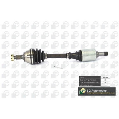 Bilde av BGA DS1410L Drivaksel framaksel venstre 592 CITROËN: BX Hatchback, Xsara Hatchback