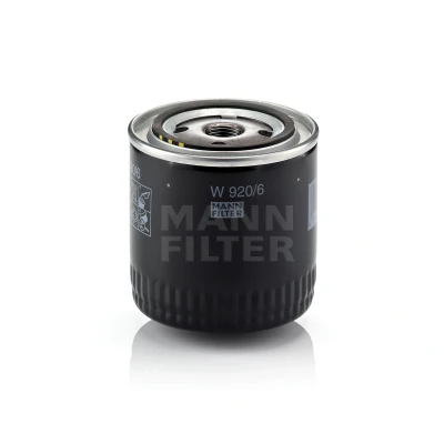 Bilde av MANN FILTER W 920/6 Oljefilter 3/4 16 UNF med en retursperreventil Påskruingsfilter JEEP: GRAND Cherokee 2, II, Commander