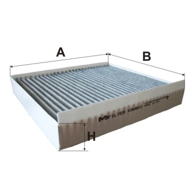 Bilde av Kupefilter MFILTER K 9081C