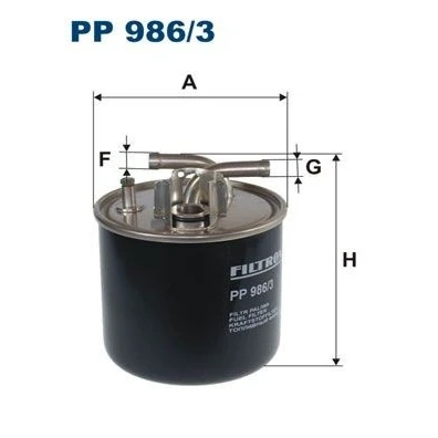 Bilde av FILTRON PP 986/3 Drivstoffilter ledningsfilter 10 AUDI: A8 D3