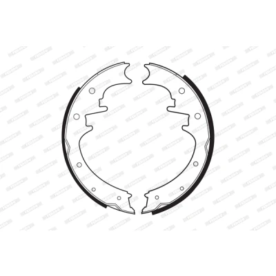 Bilde av FERODO PREMIER FSB524 Bremsesko 254 46 JEEP: Cherokee II, III, Grand I