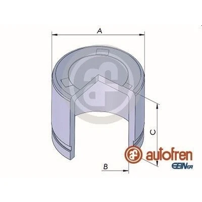 Bilde av AUTOFREN SEINSA D025322 Stempel, bremseklave 57 NISSAN: Leaf I, HYUNDAI: i30 I Stasjonsvogn
