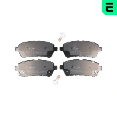 Bilde av OPTIMAL BP 12447 Bremseklosser framaksel med akustisk slitasjevarsel bremsecaliperskruer SUZUKI: SWIFT 4, 5, MAZDA: 2 Hatchback