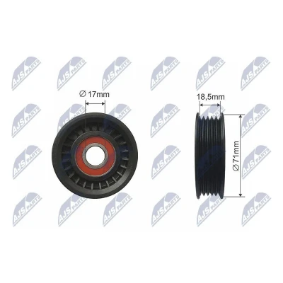 Bilde av Strammerull, kilerem, ford mondeo i, sedan ii, turnier 6935235, 93BB 19A216 BF