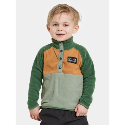Bilde av Didriksons Monte Fleecegenser, Light Moss, 140 Fleecejakker &amp; Fleecegensere Polyester,Polyamid