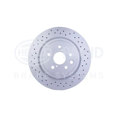 Bilde av HELLA PRO 8DD 355 116 511 Bremseskiver 345 28 05/08 114,3 innvendig ventilert, hullet belagt uten hjulfestebolt, hjulnav LEXUS: IS 2