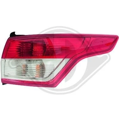 Bilde av DIEDERICHS 1471093 Baklykter Priority Parts venstre ytre del med pæreholder FORD: KUGA 2