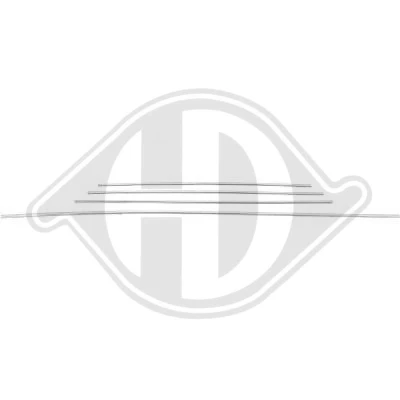 Bilde av DIEDERICHS 4234144 Pynte / vernelist sett, radiatorgitter PEUGEOT: 307 SW