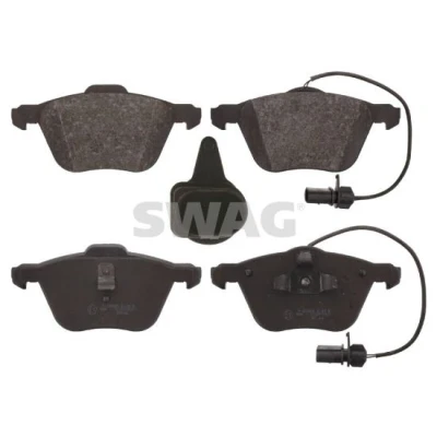 Bilde av SWAG 30 91 6629 Bremseklosser framaksel inkl. slitasjevarselkontakt VOLKSWAGEN: Transporter 4 Bus, 4, Sharan I, FORD: Galaxy Mk1 MPV