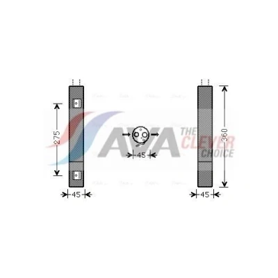Bilde av PRASCO MSD471 Tørker R 134a Aluminium